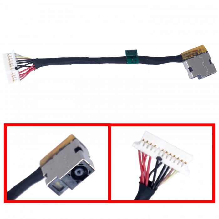 DC Jack para HP ENVY 14-eb0501TU 15G98AV (EB000)