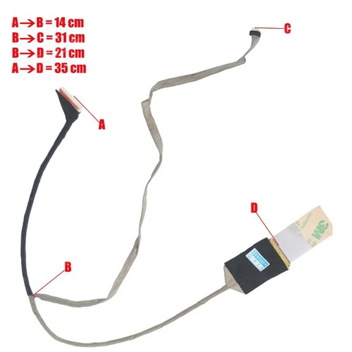 Cabo Flexível Tela LCD Portátil HP ProBook 6440B 6445B 6540