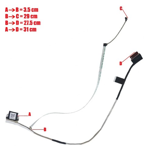 Câble Flex d'Écran HP 15-dy 15s-fq 15-ef 15s-eq Tpn-q230
