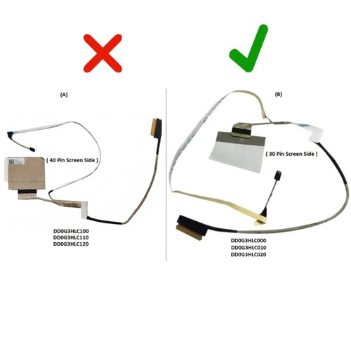 Kabel Flex für LCD-Bildschirm tragbarer HP Pavilion Gaming 15-ec000