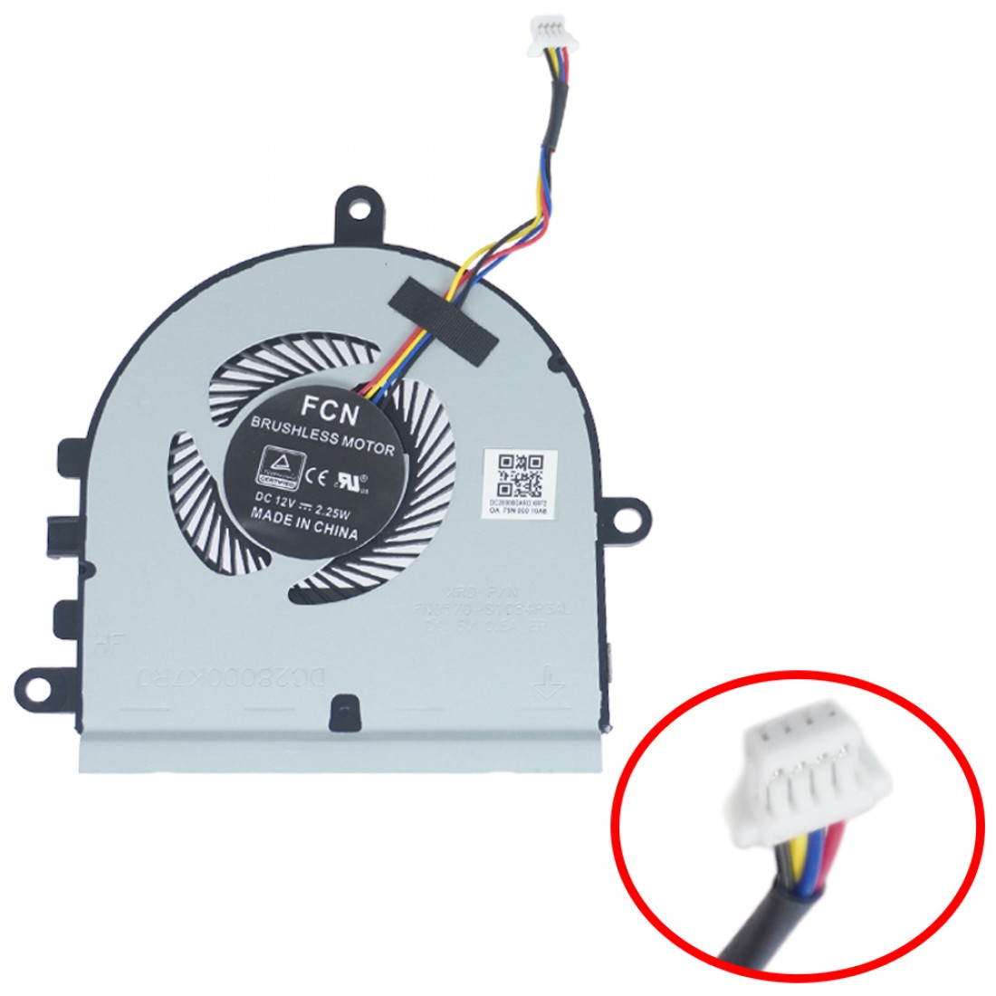 07MCD0 - Dell Inspiron 15 3583 5575 CPU Fan | JVS Informática