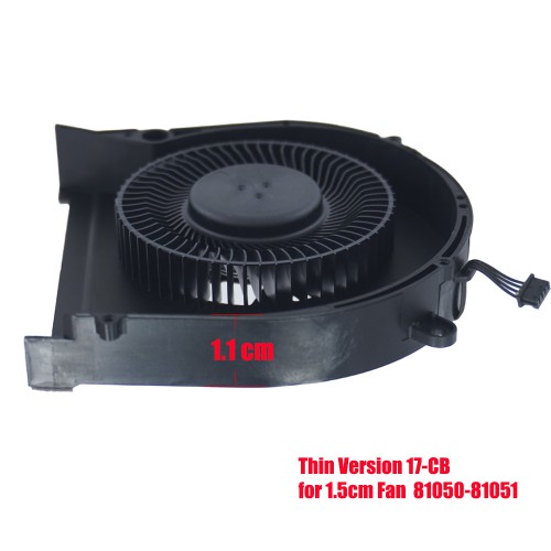 L57367-001 - Ventilador CPU para HP Omen 17-CB 11mm | JVS