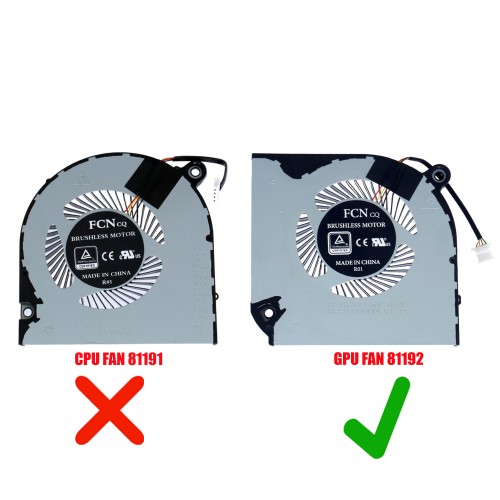 DFS531005PL0T-FL78 - Acer Nitro 5 / Helios 300 GPU Fan | JVS Informática