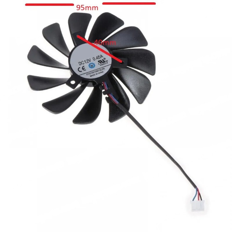 FDC10U12S9-C - 87/95mm GPU Fan for XFX Radeon | JVS Informática
