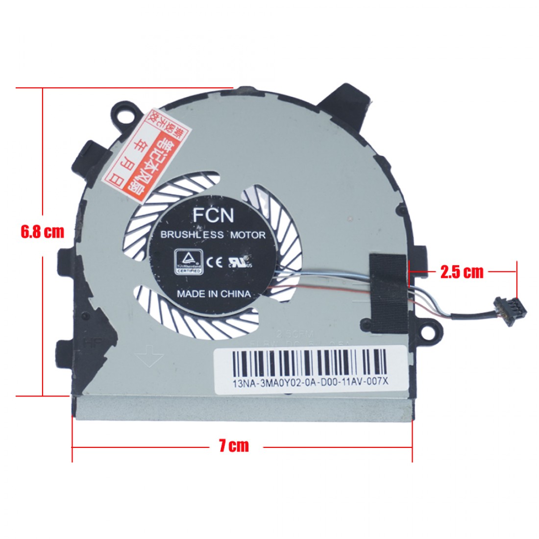 0HYPYN - Ventoinha CPU para Dell Inspiron 13 7390 7391 | JVS Informática