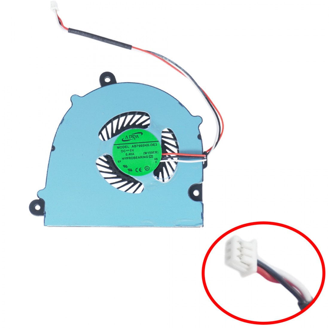 AB7505HX-GE3 - Ventilador CPU para Clevo W150 W170 | JVS