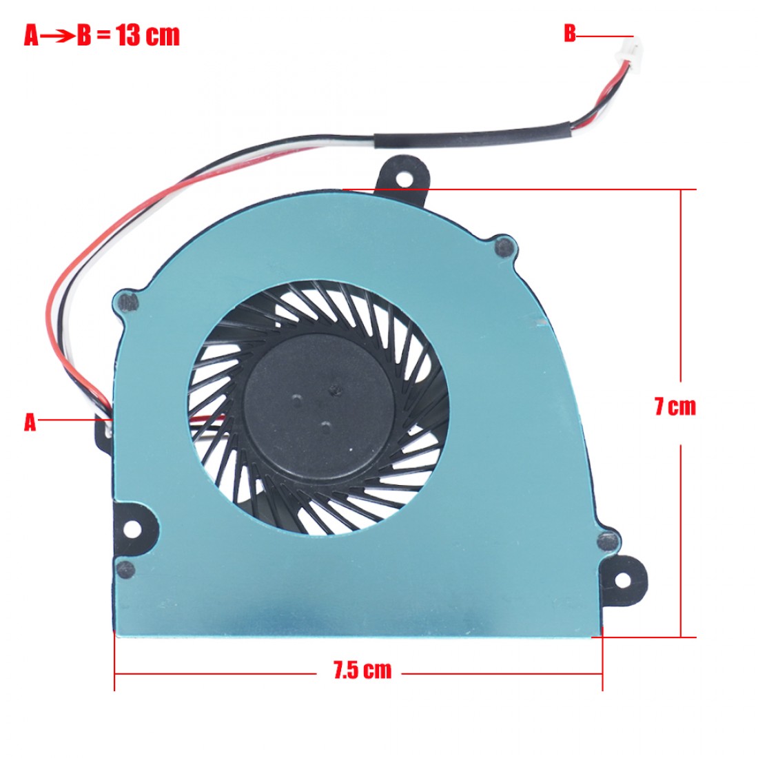 AB7505HX-GE3 - Ventilador CPU para Clevo W150 W170 | JVS