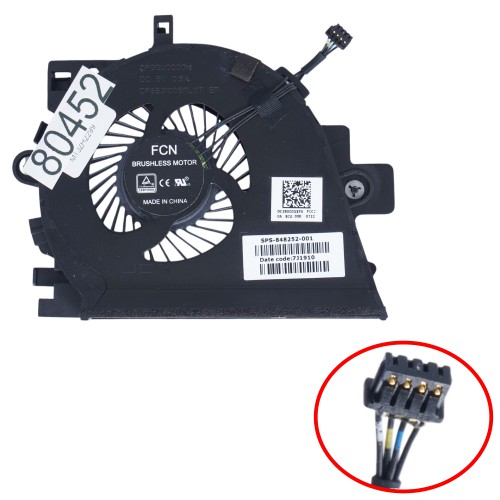 848252-001 - Ventilador da CPU para HP ZBook 15 G3 | JVS Informática