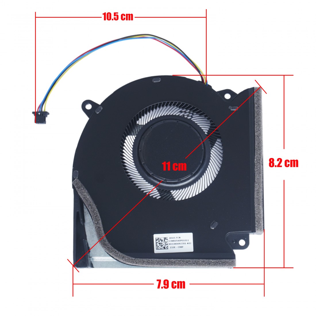 13NR0540P01011 - Ventilador CPU para Asus ROG Strix | JVS