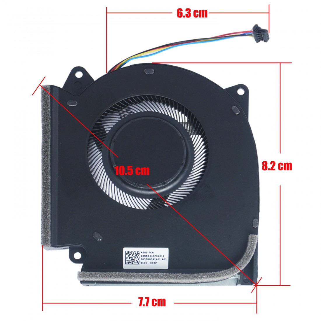 DFSCK22D058830 - GPU-Lüfter für Asus ROG Strix G513 | JVS Informática
