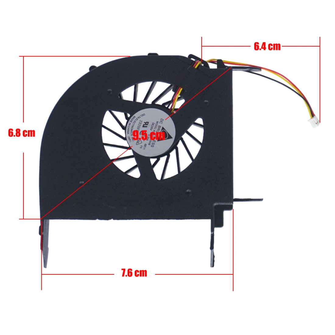516876-001 - CPU Fan for HP Pavilion DV7-2000 | JVS Informática
