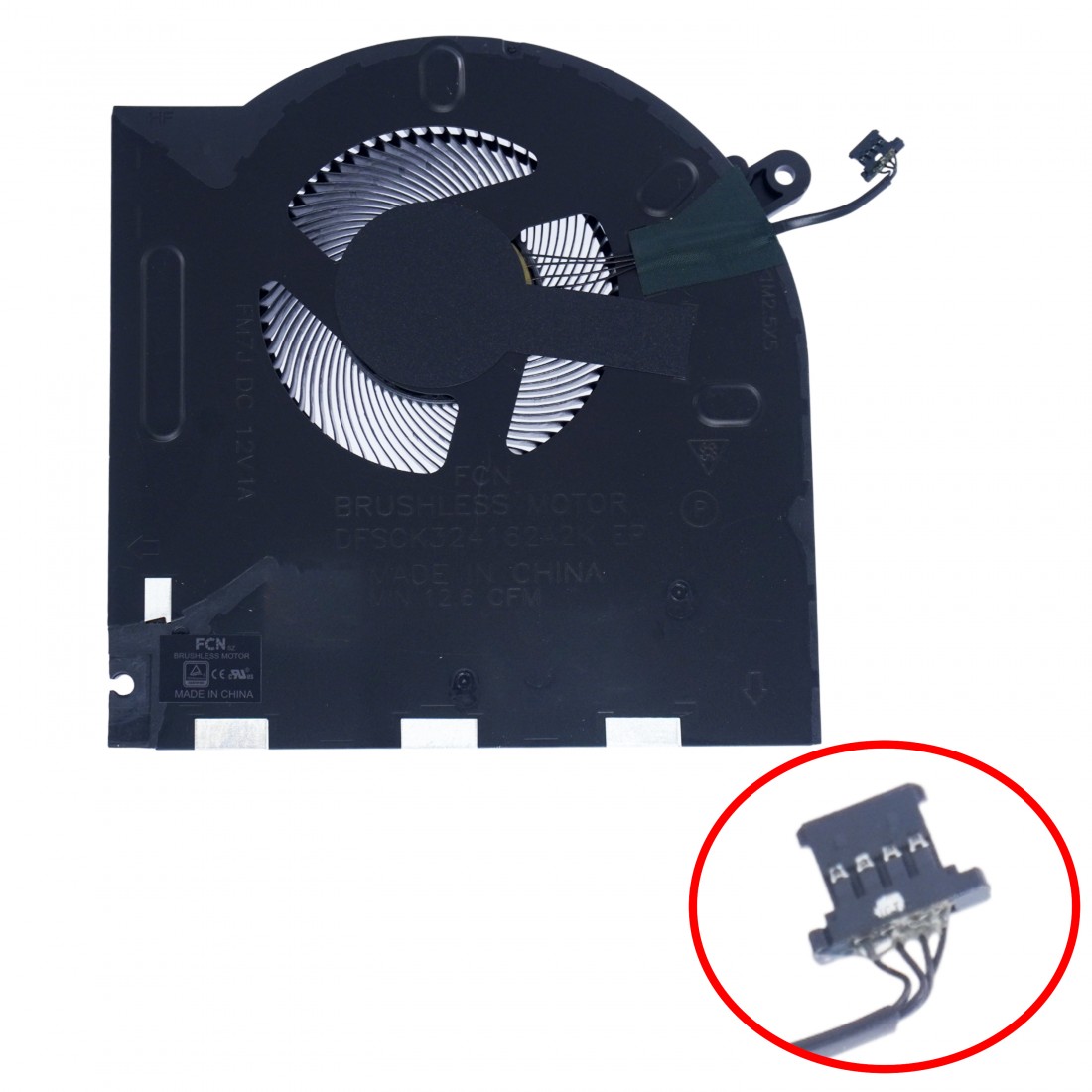 0H5TYJ - CPU Fan for Dell Alienware M17 R3 / R4 | JVS Informática