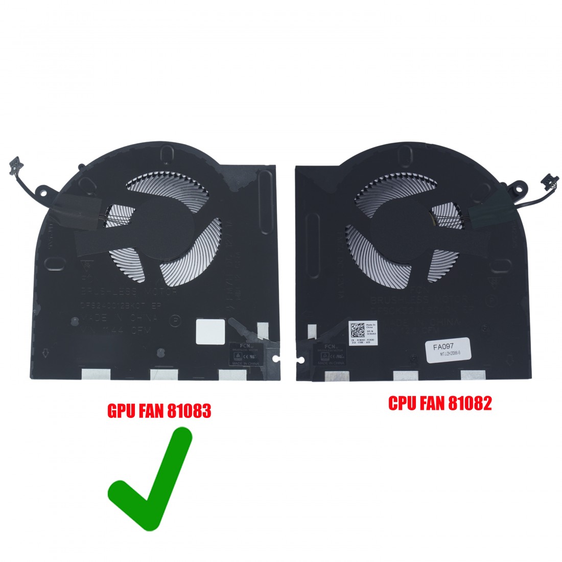 0H5TYJ - Ventilador GPU para Dell Alienware M17 R3 R4 | JVS