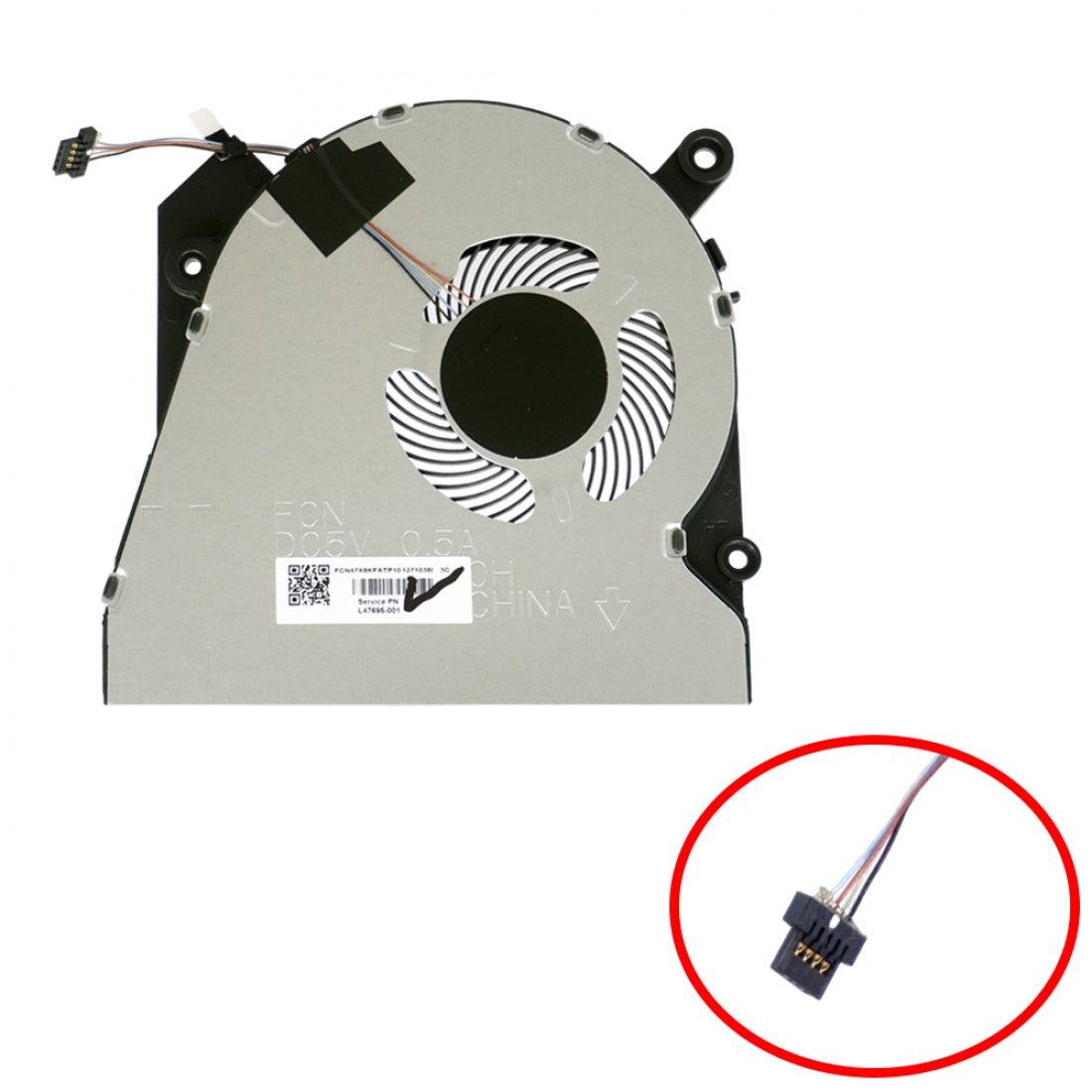 L45101-001 - Ventilador CPU para HP ProBook 450 G6 G7 | JVS