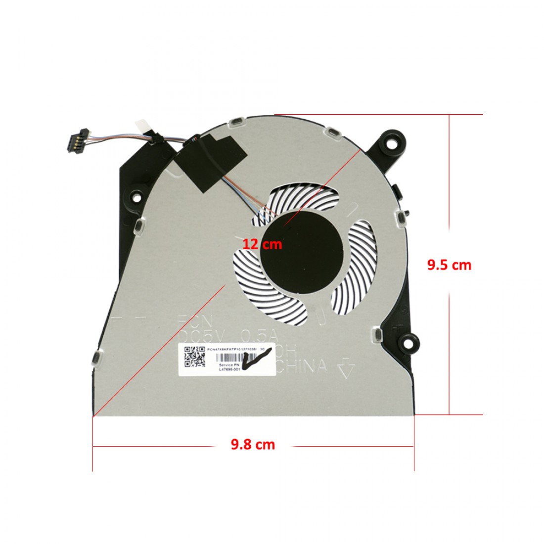 L45101-001 - Ventilateur CPU pour HP ProBook 450 G6 G7 | JVS Informática