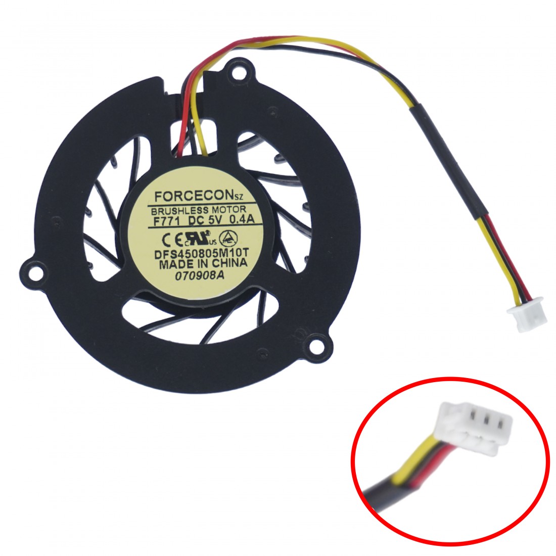 6010H05F PF3 - CPU Fan for MSI VR600 VX600 | JVS Informática