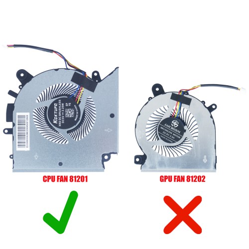 PABD08008SH N459 - Ventilateur CPU pour MSI Katana GF76 | JVS Informática