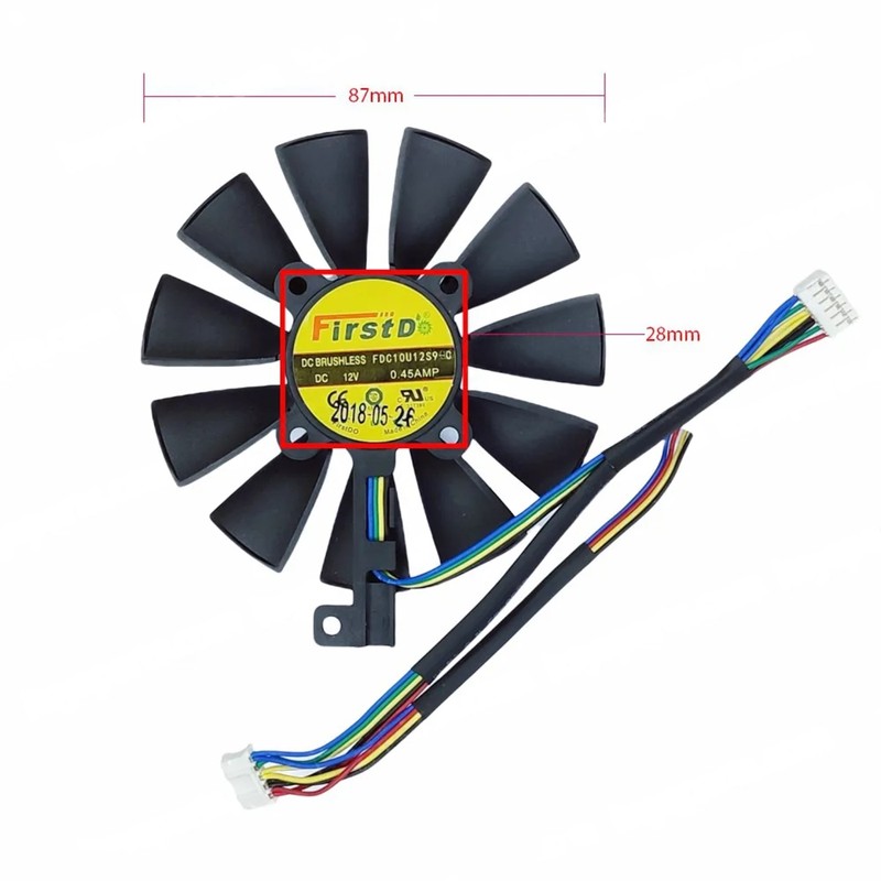 FDC10U12S9-C - Ventilateur GPU 87mm pour Asus Strix | JVS Informática