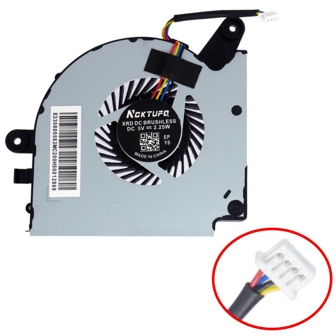 PAAD06015SL-N415 - Ventilateur CPU pour MSI GF75 / GF65 | JVS Informática