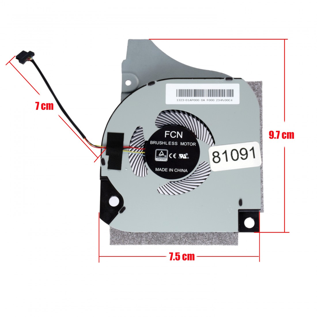 9THTN - Ventilateur GPU pour Dell G5 5590 G7 7790 | JVS Informática