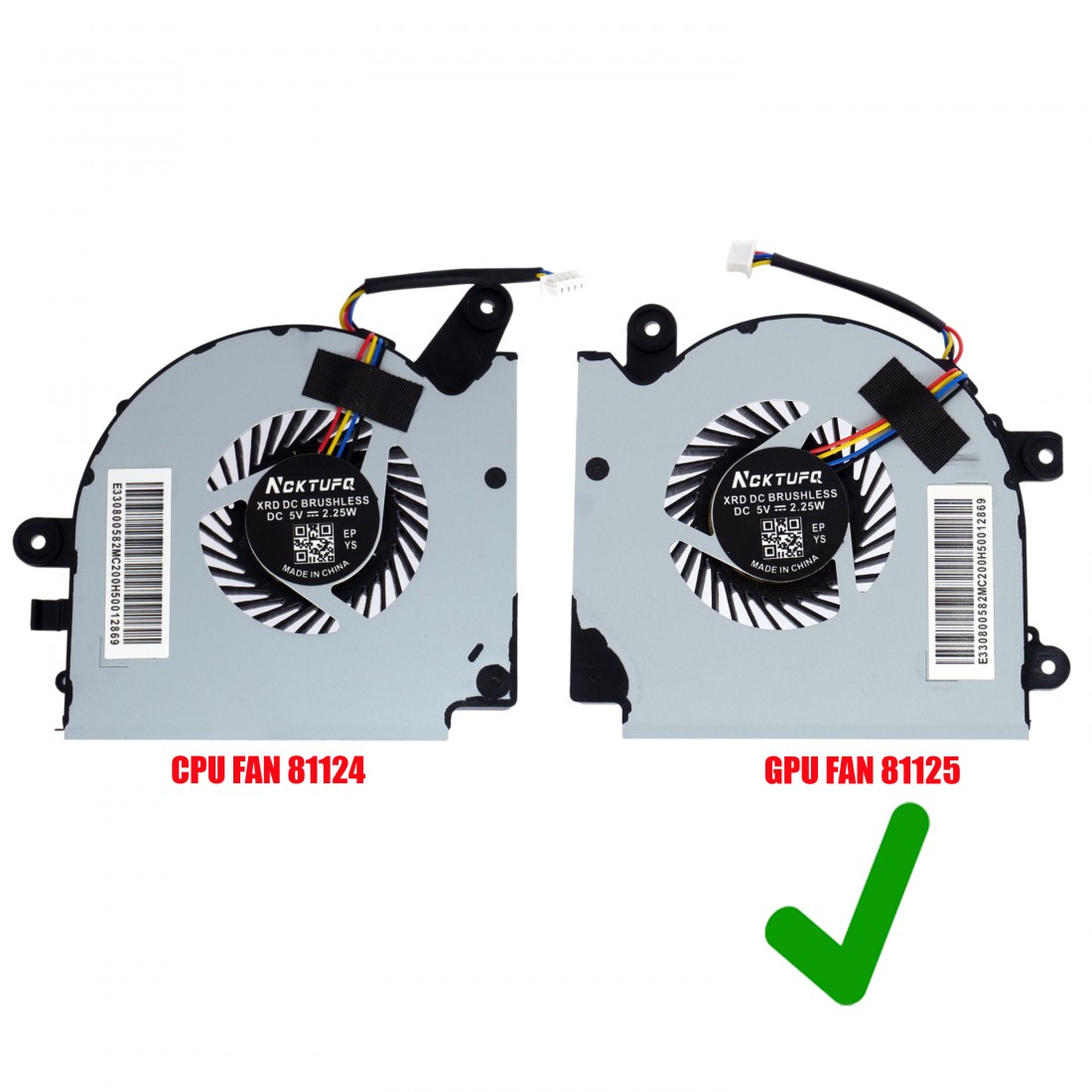PAAD06015SL-N416 - Ventilador GPU para MSI GF75 / GF65 | JVS