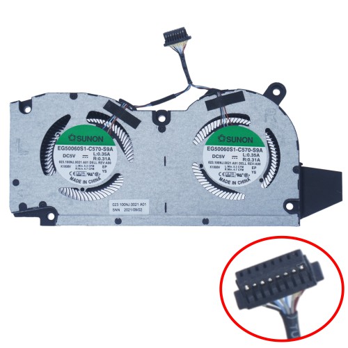 EG50060S1-C570-S9A - Ventilador GPU Dell Inspiron 16 Plus 7610 | JVS Informática