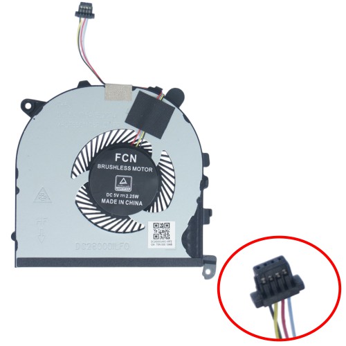8R2V8 - Ventilador CPU para Dell XPS 15 9560, M5520 | JVS