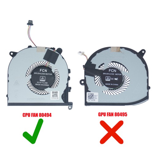 8R2V8 - Ventilador CPU para Dell XPS 15 9560, M5520 | JVS