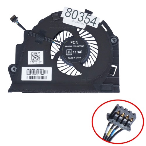 848251-001 - Ventilateur CPU pour HP ZBook 15 G3 | JVS Informática