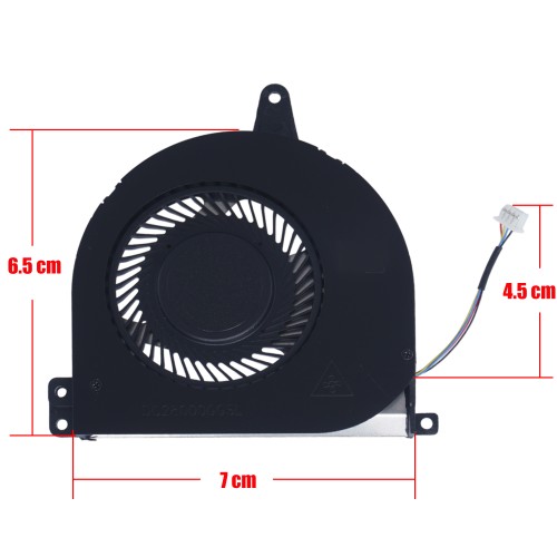 WKT5Y - Ventilador CPU para Dell Latitude E5470 (Tipo U) | JVS