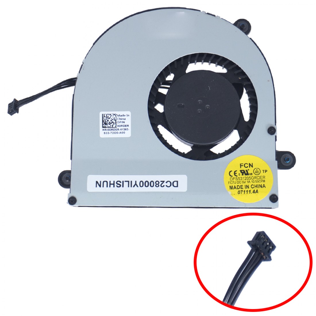 DC28000YILISHUN - GPU-Lüfter Dell Alienware 17 M17x | JVS Informática