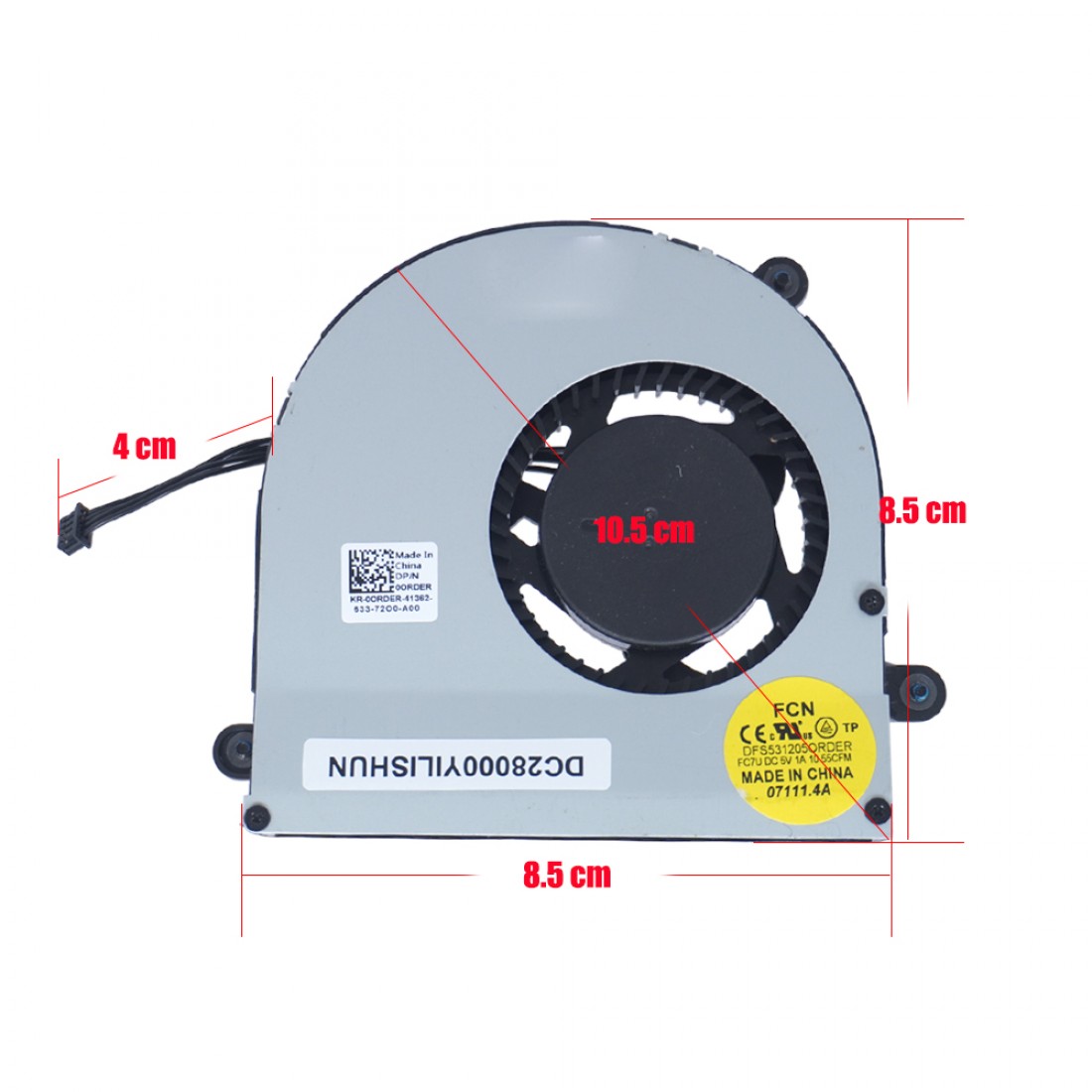 DC28000YILISHUN - GPU-Lüfter Dell Alienware 17 M17x | JVS Informática