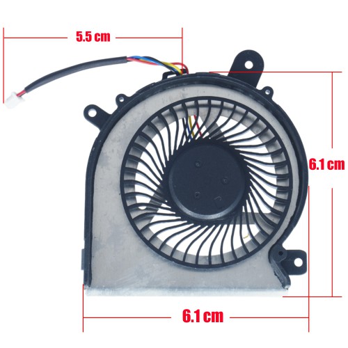 PABD08008SH N459 - Ventilador GPU para MSI Katana GF76 | JVS