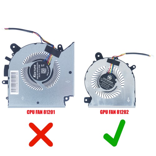 PABD08008SH N459 - Ventilateur GPU pour MSI Katana GF76 | JVS Informática