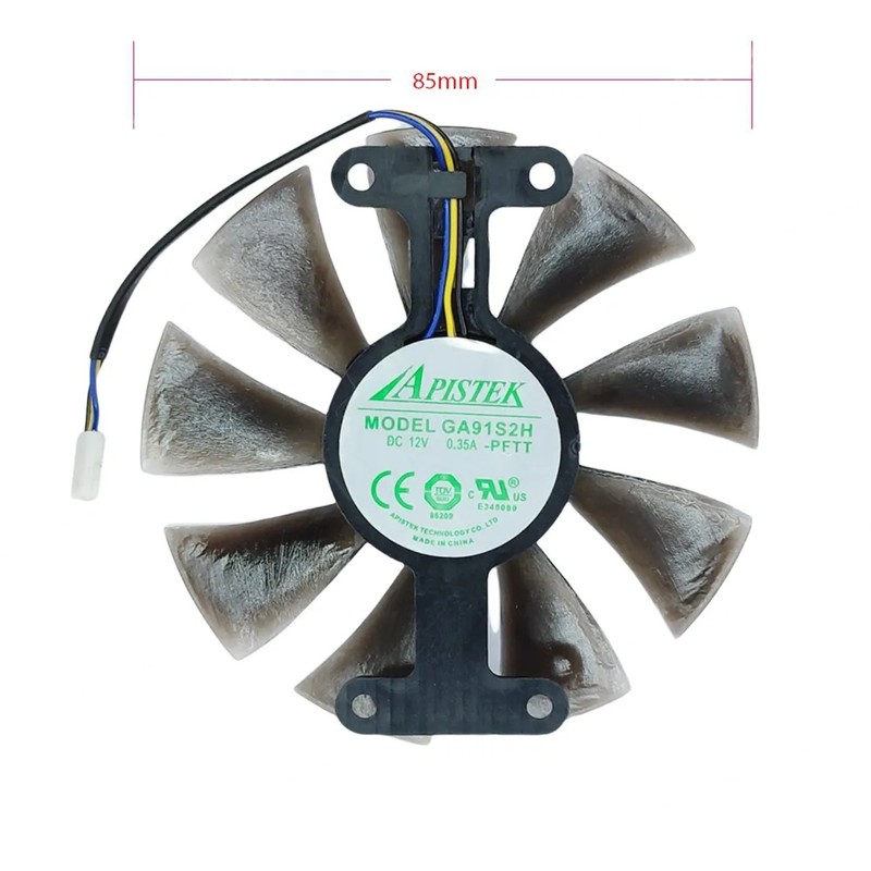 GA91S2H - 85mm GPU Fan for Galax GTX 950/960/1060 | JVS Informática