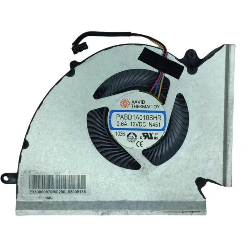 PABD1A010SHR-N451 - Ventilateur CPU pour MSI GP76 GE76 | JVS Informática