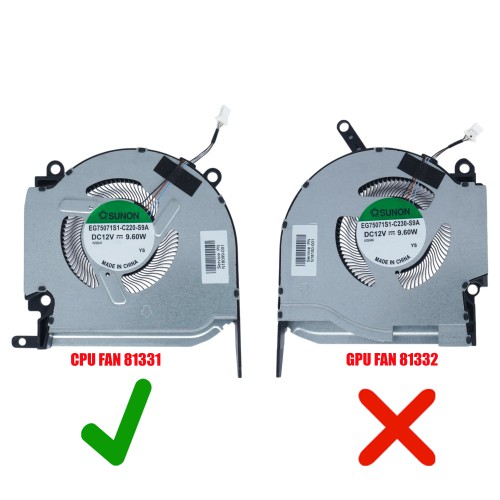 N18099-001 - Ventilador CPU para HP Omen 16-k 16-n | JVS