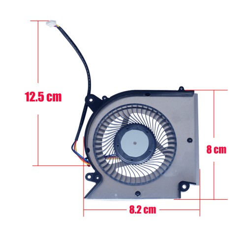 PABD08008SH N477 - Ventilador CPU para MSI GL66 GF66 | JVS