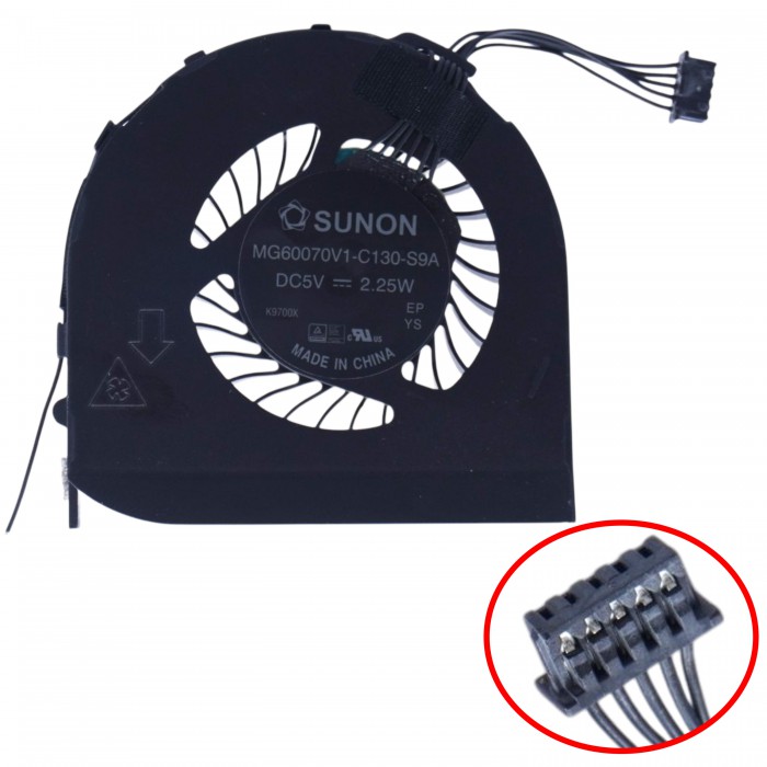 00NY529 - Ventilador CPU para Lenovo ThinkPad L560 L570 | JVS