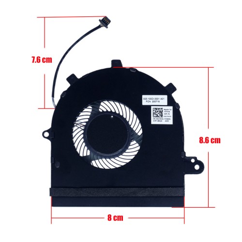 0GCN3G - CPU Fan Dell Inspiron 17 7786 / 15-7586 | JVS Informática