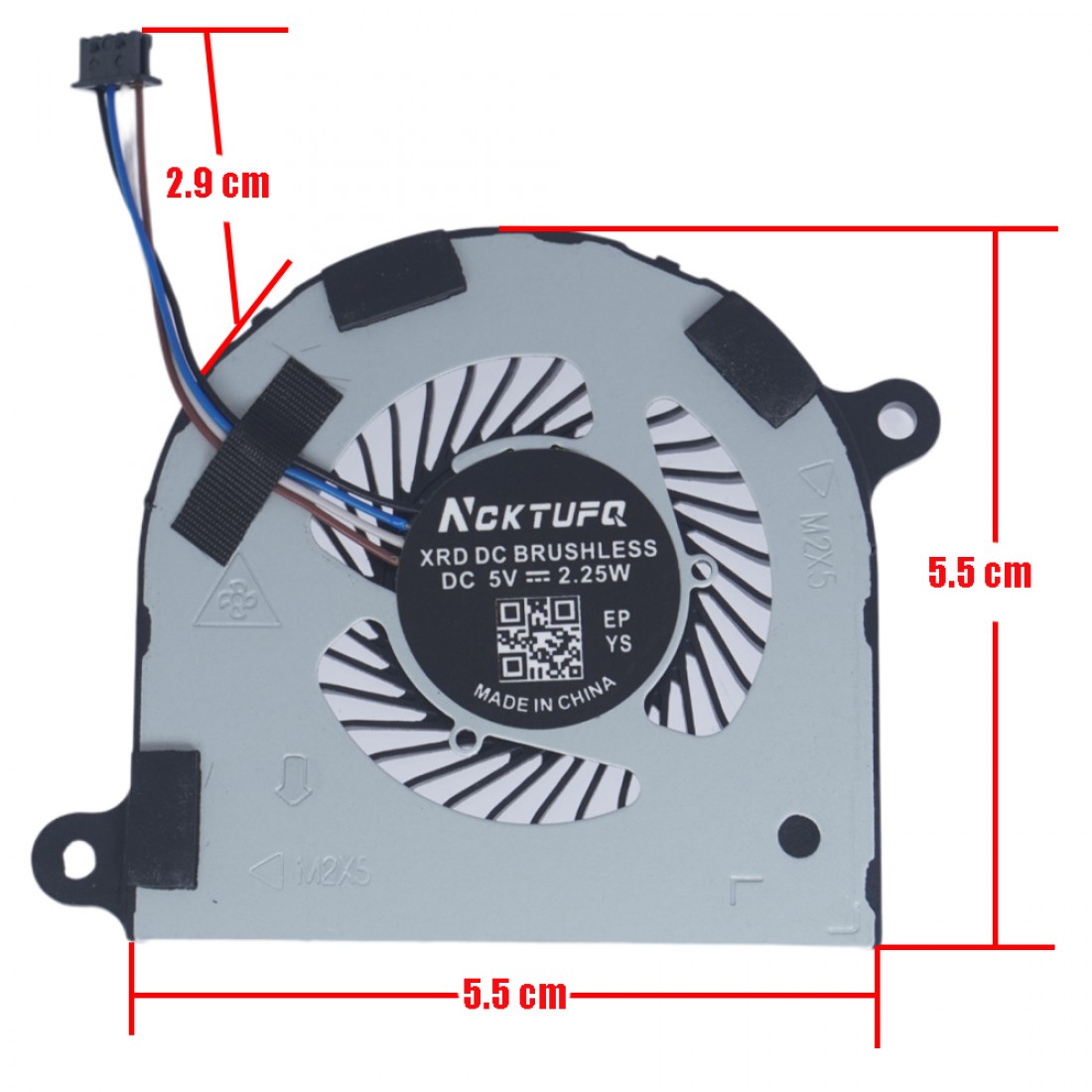 02T9GV - Ventilador CPU para Dell Latitude E7480 E7490 | JVS Informática