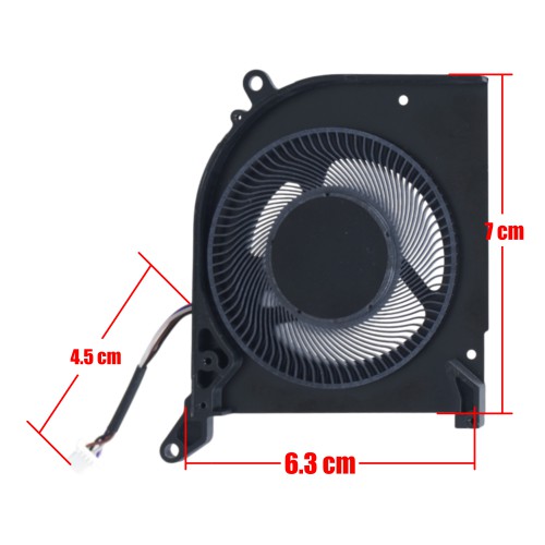 E33-0801370-AE0 - Ventilador CPU para MSI Stealth 15 A13VF | JVS