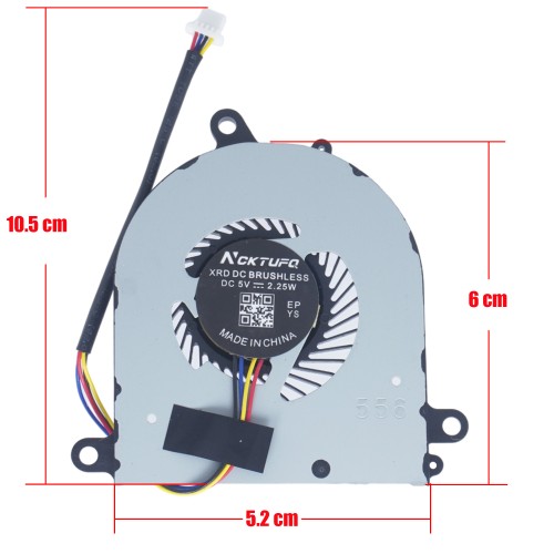 BS5005HS-U3J - Ventilador CPU para MSI PS63 y Prestige 15 | JVS