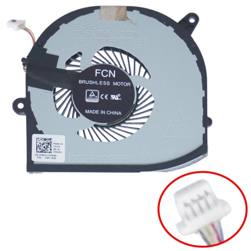 0TK9J1 - Ventilador GPU para Dell XPS 15 9560 / 9570 | JVS