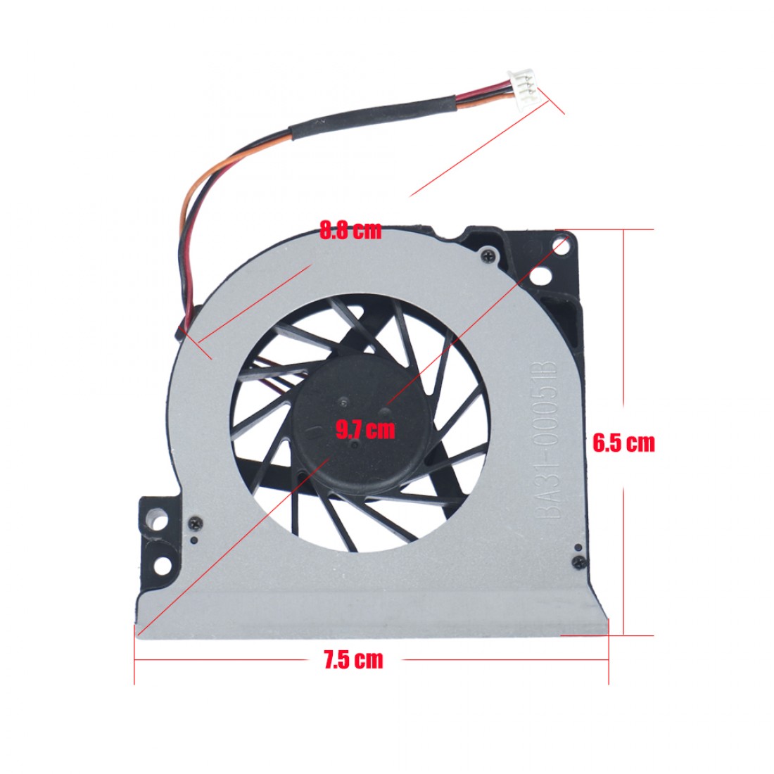 BDB05405HB-7D92 - CPU Fan for Samsung R60, R60Y | JVS Informática