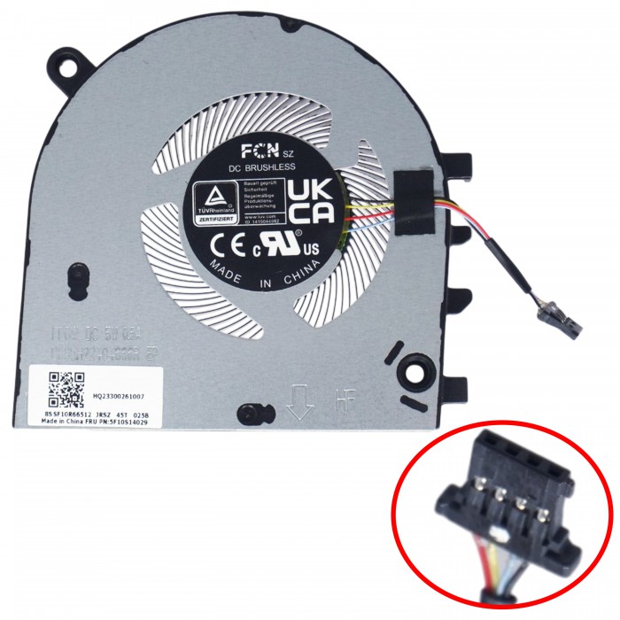 5F10S14026 - Ventilador CPU para Lenovo ThinkBook 16 G4+ | JVS
