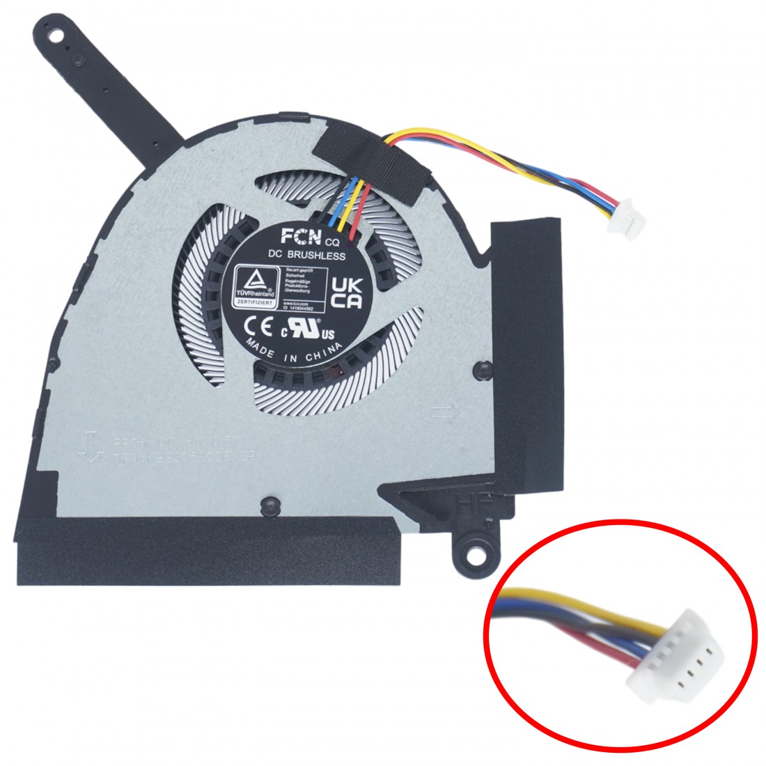 DFS5K22305283E - CPU Fan for Asus TUF F15 FX517 | JVS Informática
