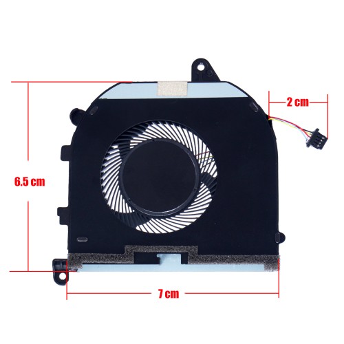 DC28000NID0 - Ventilador CPU Izquierdo Dell XPS 15 9570 | JVS