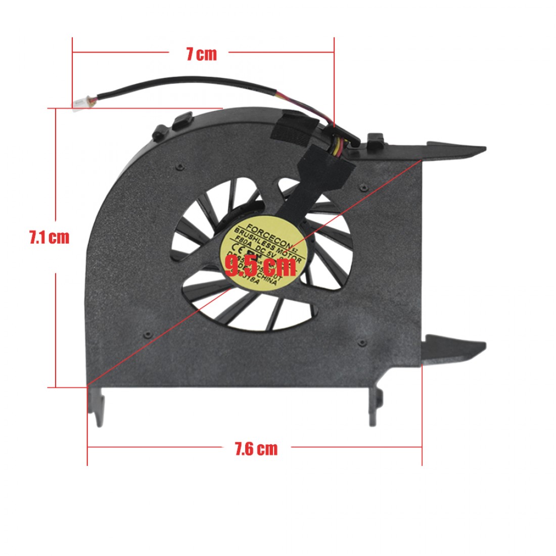 DFS551305MC0T - Ventilador CPU para HP Pavilion DV6 | JVS