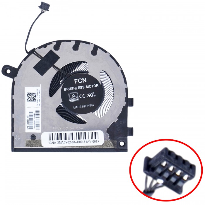 N09634-001 - Ventilador GPU para HP Envy x360 15-EW | JVS Informática